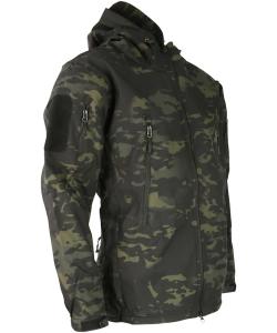 Soft Shell Camo Jacket BTP Black 1